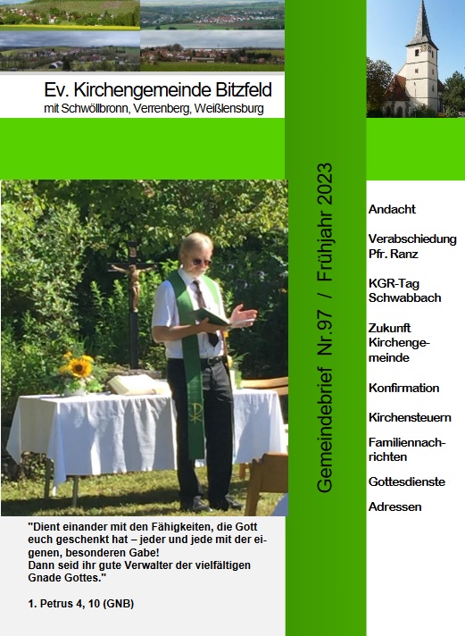 Die letzte Ausgabe: Nr. 96 Weihnachten 2022